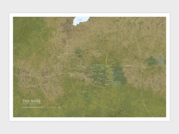 The Shire Map by Rinus